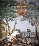 TIEPOLO, Giovanni Domenico, Peasants at Rest r